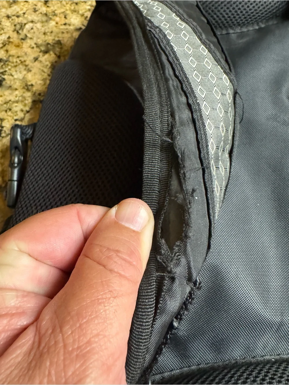 Men's Navy and Black WARRIOR High End Multi-Pocket Backpack